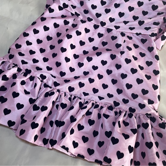 NEW! LoveShackFancy- Tilson Dress in Rosebud Pink Mini Heart Size 6 - Picture 7 of 9